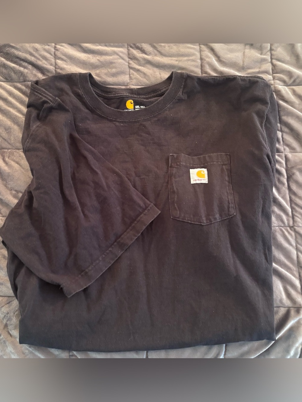 Carhartt K87 Workwear Short-Sleeve Pocket T-Shirt Tee Black Size 3X